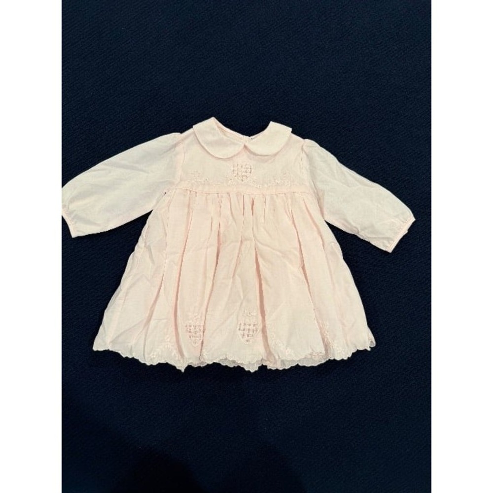 Sarah Louise England 6m Dress Pink GUC/ flaw
